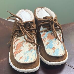 New Gypsy Jazz cowhide print shoes, 10